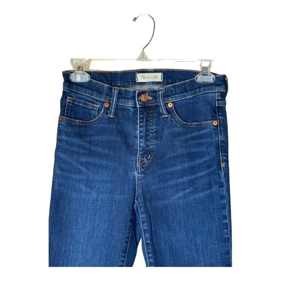 Madewell Jeans Womens Size 26 Blue Medium‎ Wash Denim 9 Inch High Rise Skinny - Picture 4 of 10